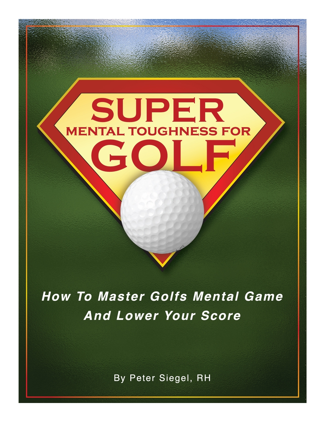 Golf mental toughness for golf cd book cover peter siegel 